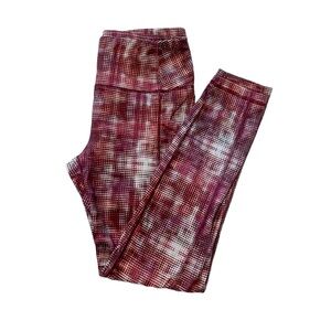 NWOT Proplayer Small Purple Print Capri Moisture Wicking Leggings